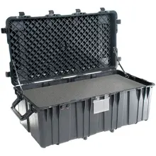 Open large pelican shipping case